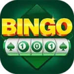 Bingo 101 app logo PNG showing real cash gaming platform with modern design